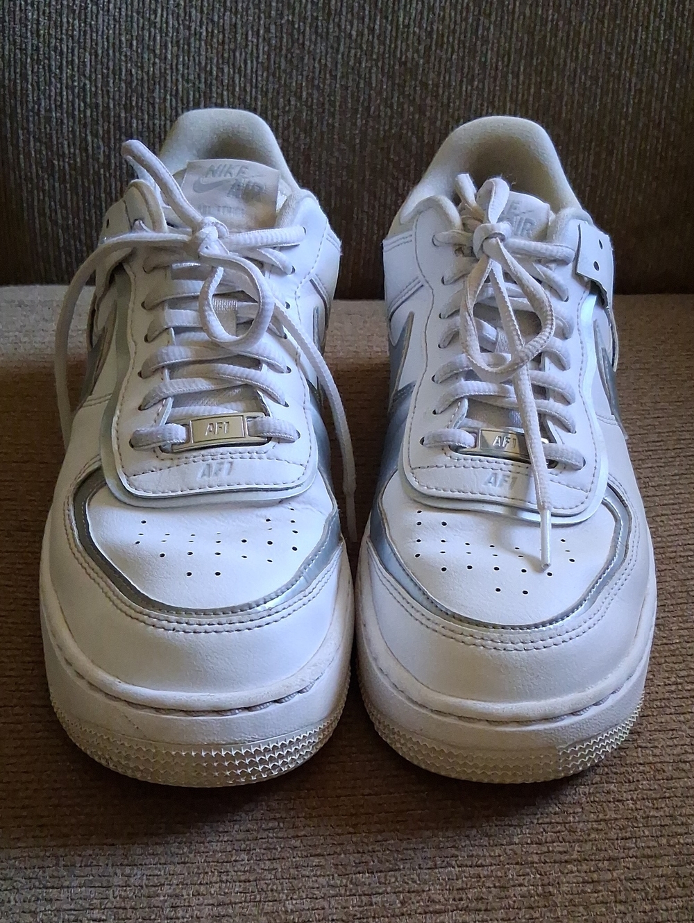 Nike White Low-Top Air Force 1 Leather Sneakers